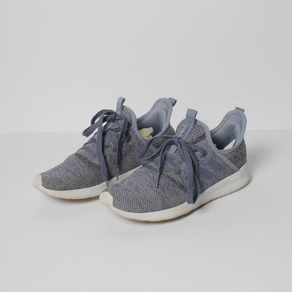 Women's Adidas Cloudfoam Blue Sneakers Size 7 - Picture 1 of 12